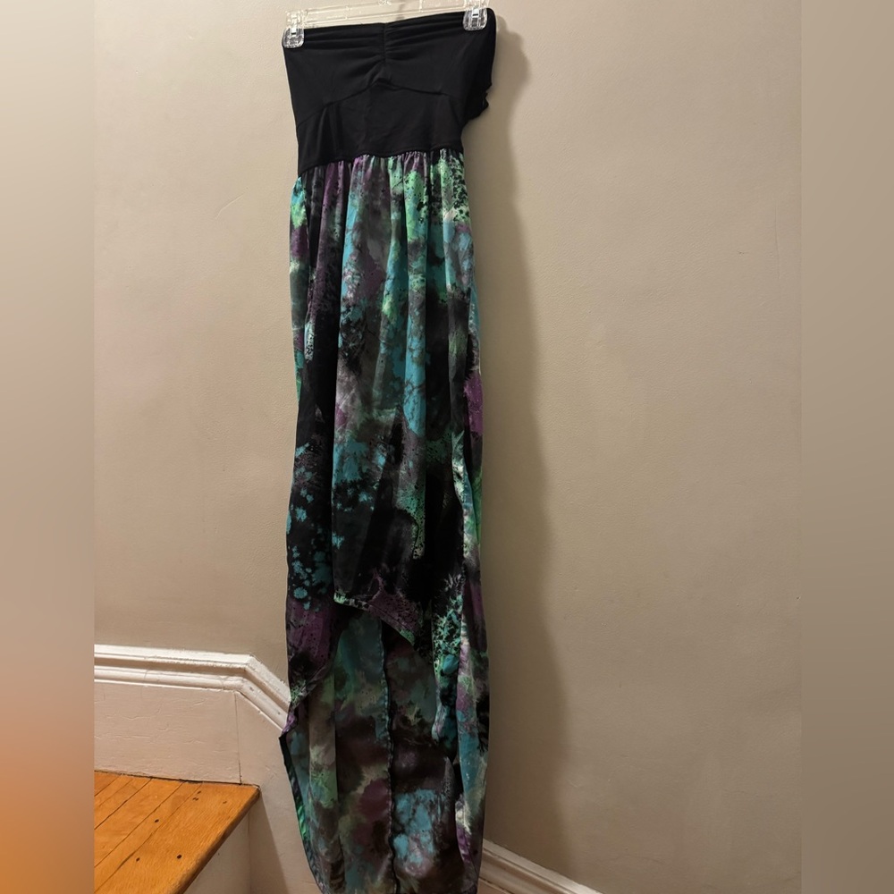 Hurley Black and Vibrant Multicolor Dress
